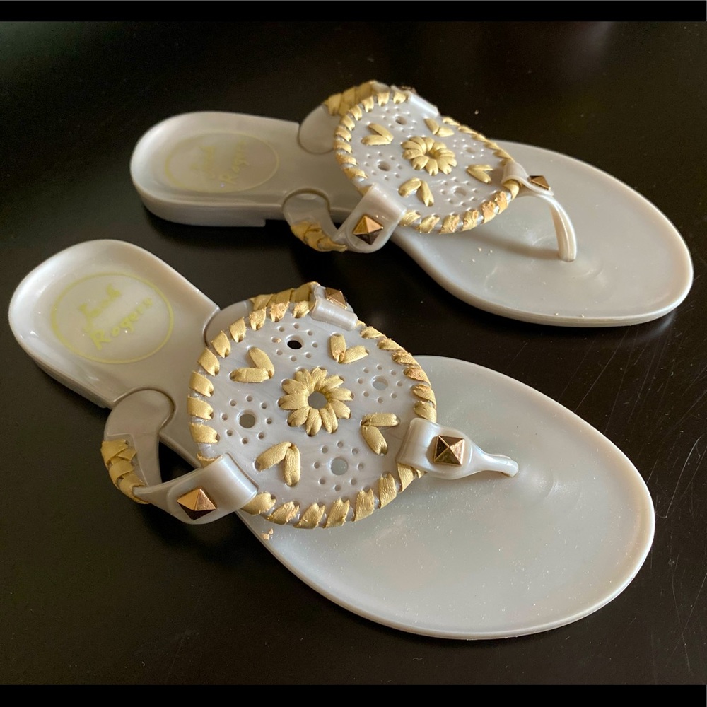 Jack Rogers girls jelly sandals size 12